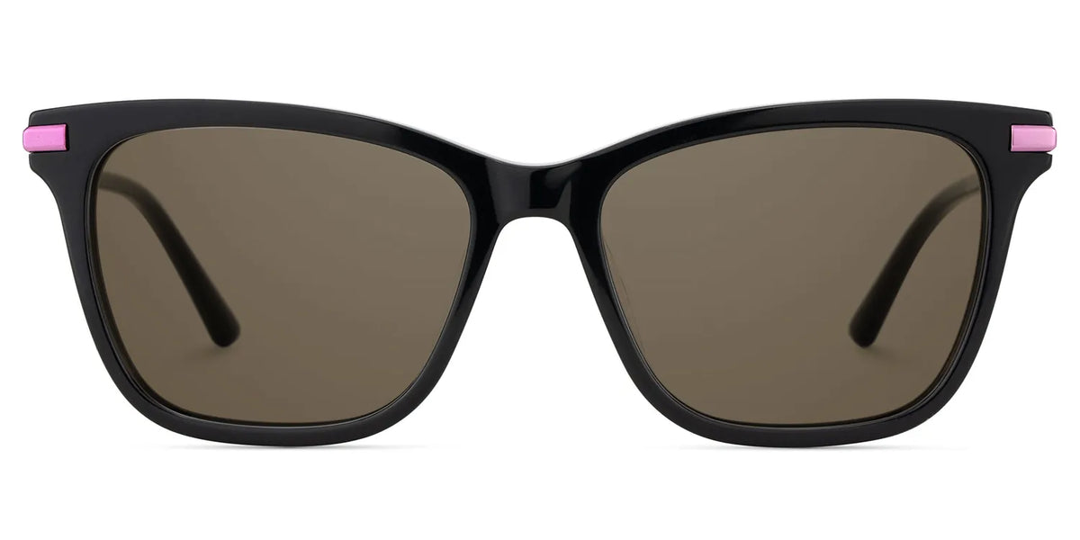 Eliot Rectangle Eyewear with Black