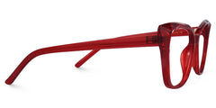 Farris Red Cat eye Frame Glasses for Women | Zeelool