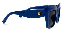 Alberta Rectangle Sunglasses with Tortoise Frames