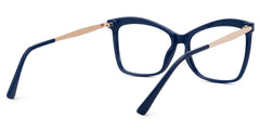 Isaebella Butterfly Blue Frame Glasses | Zeelool Optical