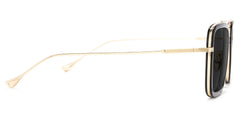 Gifford Aviator Black-Gold Sunglasses | Zeelool Glasses