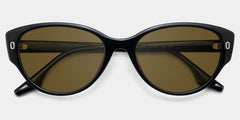 Livia black Frame Polarized Sunglasses with cat-eye Style Online | ZEELOOL