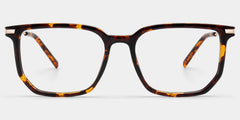Michelle Rectangle Tortoise Eyeglasses in Lightweight Frame | ZEELOOL