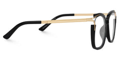 Spring hinges Sidibe Eyeglasses, Sidibe Black Glasses -Zeelool