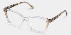 Lena Square Clear Frame Eyeglasses for Woman| ZEELOOL