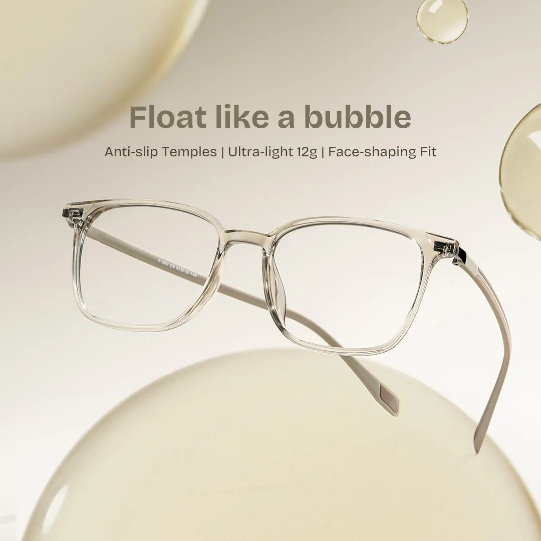 Charles Square Green Glasses with Full Rim | ZEELOOL