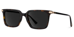 Thin Rectangle Glasses Frames in Tortoise Color