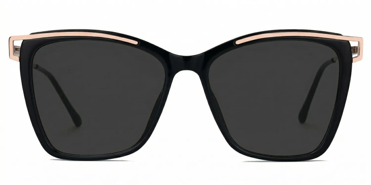 Krystle Square Black Eyeglasses and Glasses Frames