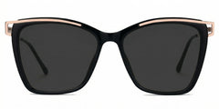 Krystle Square Black Eyeglasses and Glasses Frames