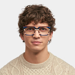 Laguer Rectangle Specs Frame For Men | Zeelool