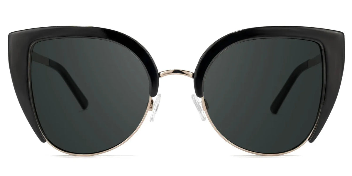 Brewer Cateye Black Frame Sunglasses | Zeelool Optical