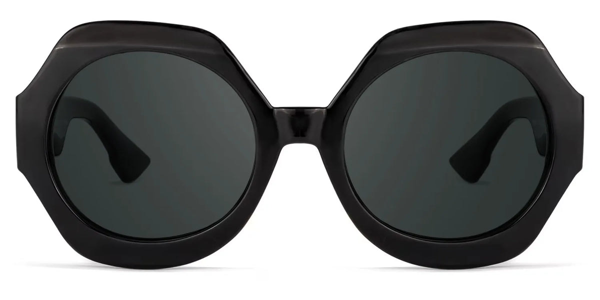 Geoffrey Geometric Black Sunglasses | Zeelool Glasses