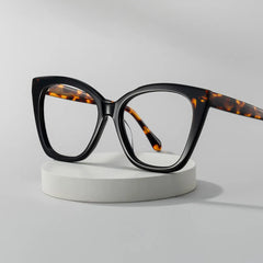Kira Black Frame Glasses with Butterfly Frame Online | ZEELOOL