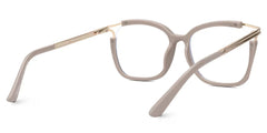 Spring hinges Sidibe Eyeglasses, Sidibe Khaki Glasses -Zeelool
