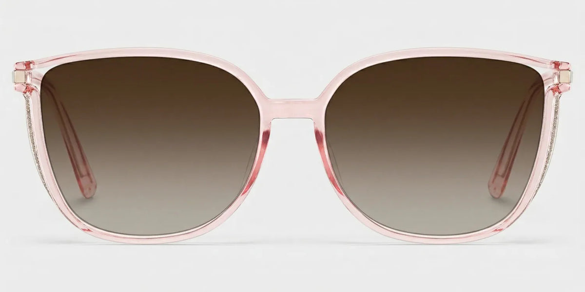 Rodz Light Pink Square Frame Glasses | Zeelool