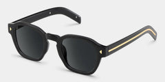 Leilani Black Frame Polarized Sunglasses with rectangle Style Online | ZEELOOL