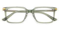 Thin Rectangle Glasses Frames in Green Color