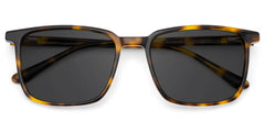 Rectangle Tortoise Eyeglasses- Aidan Acetate Frame Glasses