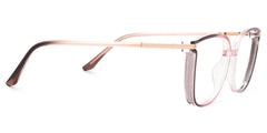 Rodz Pink-Tan Eyeglasses with Affordable Designer Frame