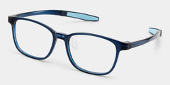 Alexis Rectangle Dark Blue Glasses