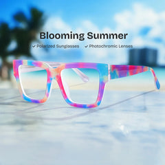 Pop  Acetate Colorful Frame Glasses with Square Shape | Zeelool