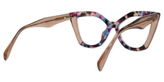 Nolia Cat-eye Floral Eyeglasses and Frames Glasses