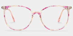 Chanty Petal Pink Round Mixed Glasses for Women | ZEELOOL