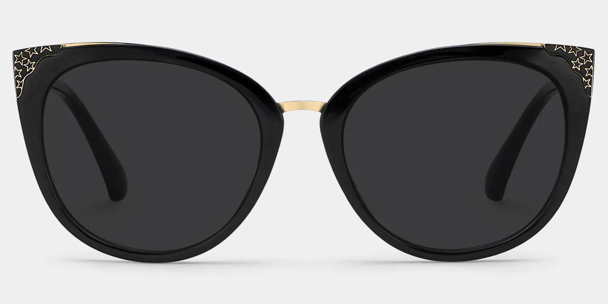 Dalton Cat Eye Black Sunglasses | Zeelool Glasses