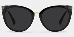Dalton Cat Eye Black Sunglasses | Zeelool Glasses