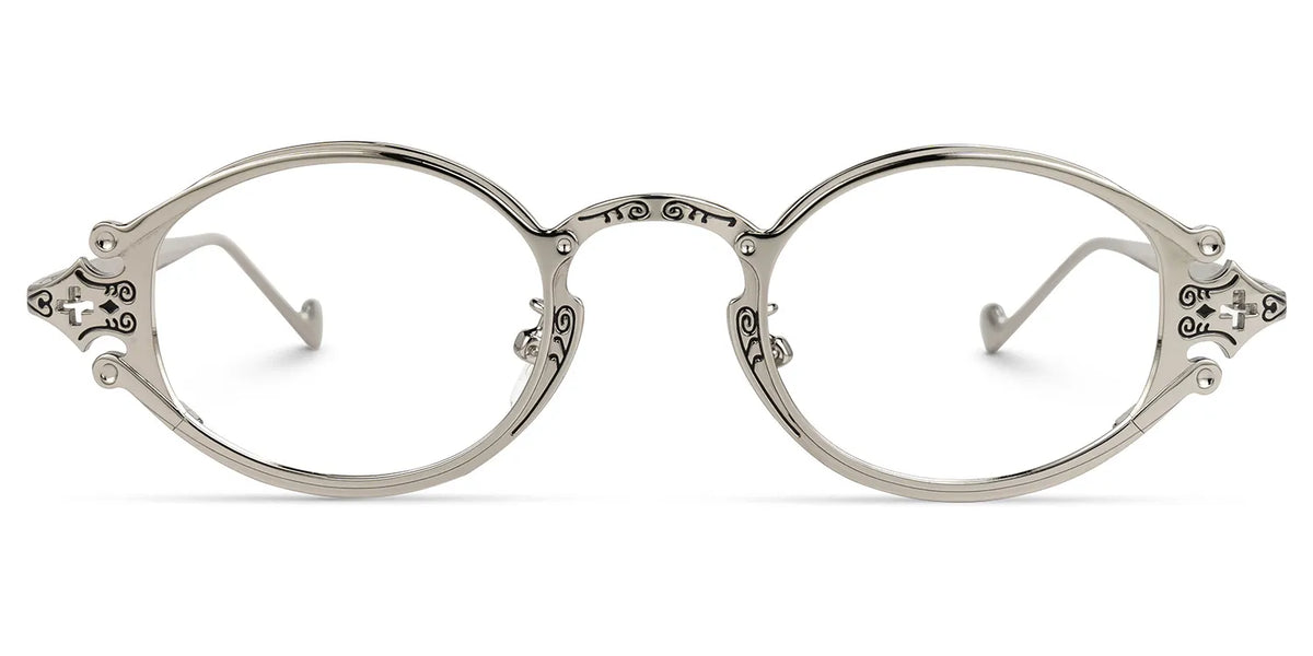 Oval Serena Silver Eyeglasses and Glasses Frames Deals
