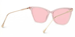 Hilary Butterfly Light Pink Transparent Eyeglasses