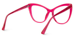 Shelby Cateye Hot Pink Eyeglasses and Glasses Frames