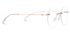 Geometric Rimless Frames For Ladies