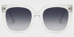Ebony Square Clear Clear Frame Glasses | Zeelool