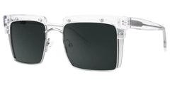 Kiana Square Clear Frame Sunglasses | Zeelool Optical