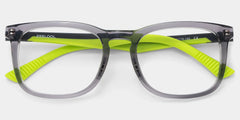 Glide Gray Green Frame Glasses with Square Frame Online | ZEELOOL
