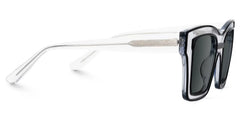 Legette Designer Eyeglasses in Square Black Frame
