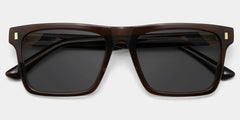 Rectangle Brown Eyeglasses- Henry Acetate Frame Glasses