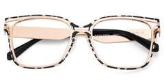 Women's Metal Glasses with Dual-level Frame Online