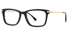 Zane Rectangle Black Color Frame Glasses for Men | Zeelool