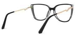 Spring hinges Celisa Eyeglasses, Celisa Black Glasses -Zeelool