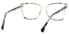 Clear Tortoise Shelia Butterfly Frame Glasses for Women