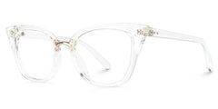 Chandrikar Cat Eye Clear Frame Glasses | Zeelool Optical