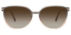 Rodz Square Gray-Pink Eyeglasses and Glasses Frames