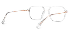 Aviator Lizbeth Clear Glasses on sale -Zeelool Glasses