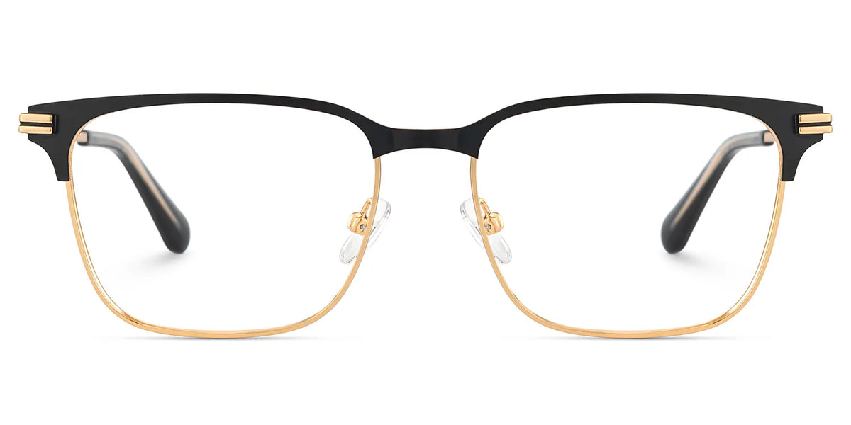 Marshall Gold Rectangle Prescription Glasses | Zeelool