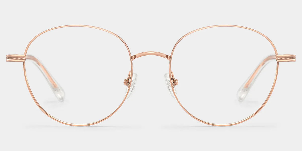 Titanium Celena Eyeglasses, Celena Round Glasses -Zeelool Glasses