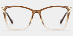 Mia brown square frame glasses Online | ZEELOOL