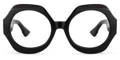 Geoffrey Geometric Black Glasses | Zeelool Glasses