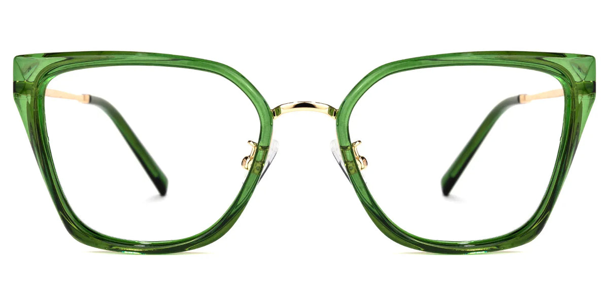 Martine Square Green Glasses | Zeelool Glasses
